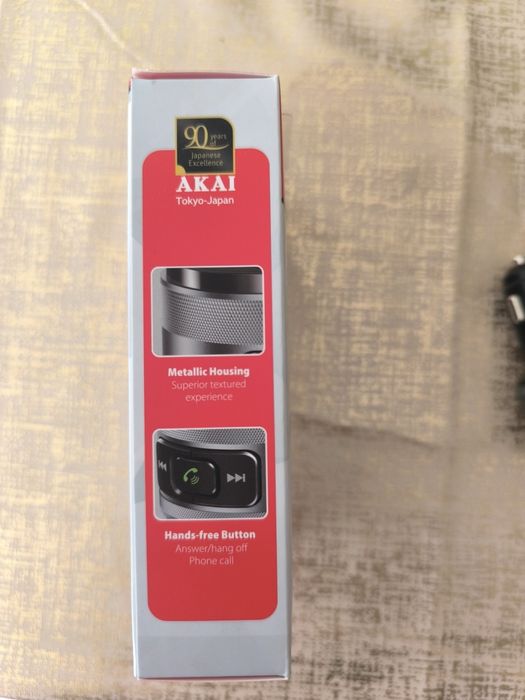 FM трансмитер Akai FMT-C57BT, bluetooth , 2 x USB, Функция MP3 player