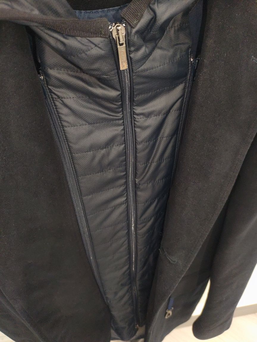 Пальто Massimo Dutti из 100% хлопка и подкладом из 100% вискозы