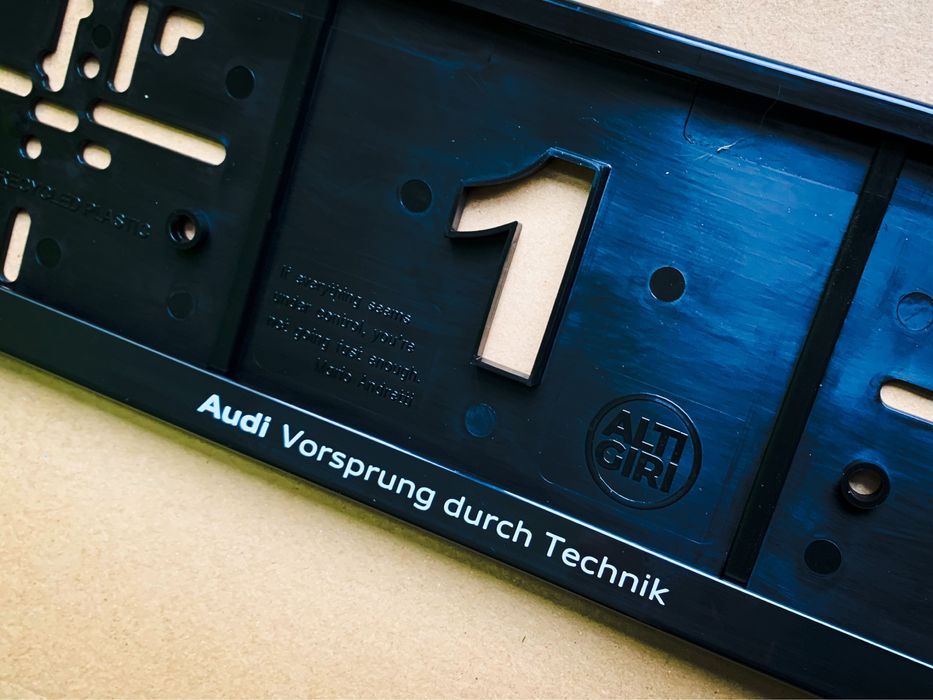 Рамки за регистрационен номер АУДИ AUDI S line MTM ABT S6 S8 RS С4