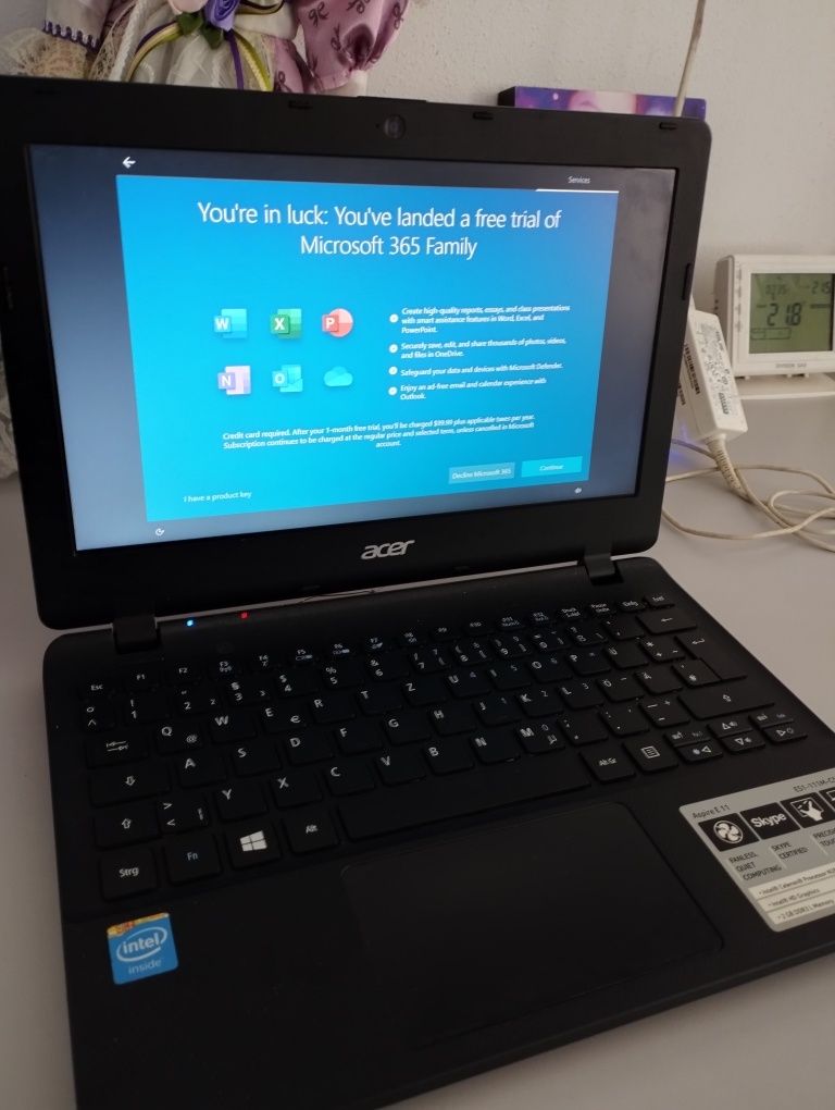 Acer aspire E11 fara incarcator