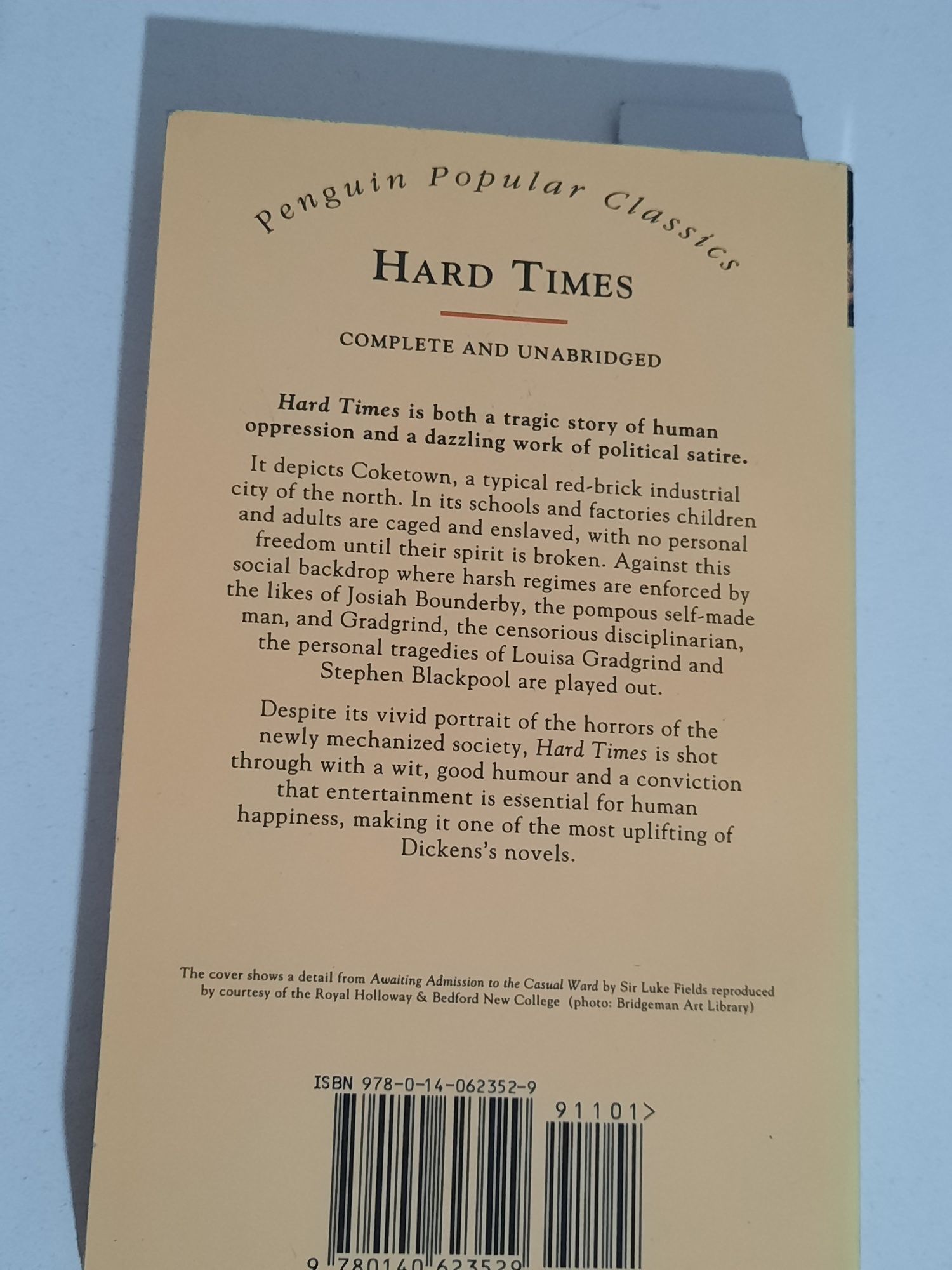 Charles Dickens "Hard times"