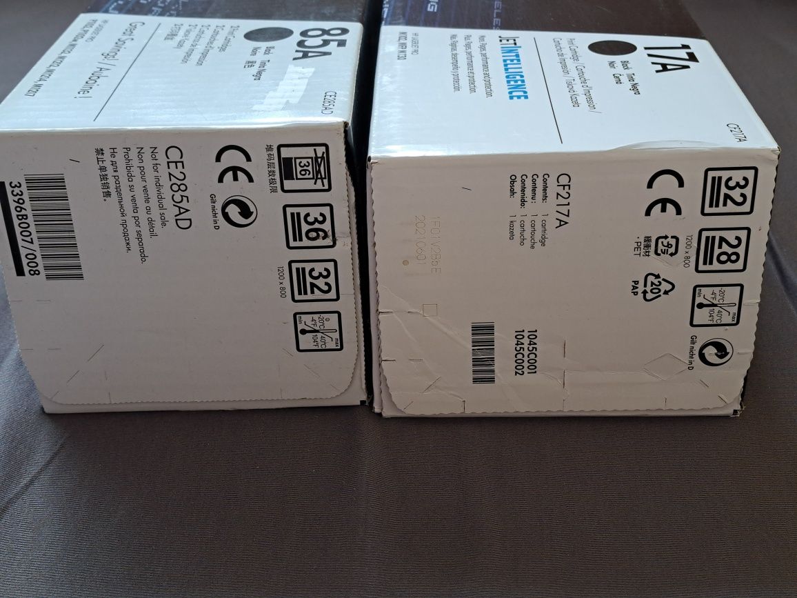 Тонер касети за принтери HP LaserJeet 17A, 85A - Празни