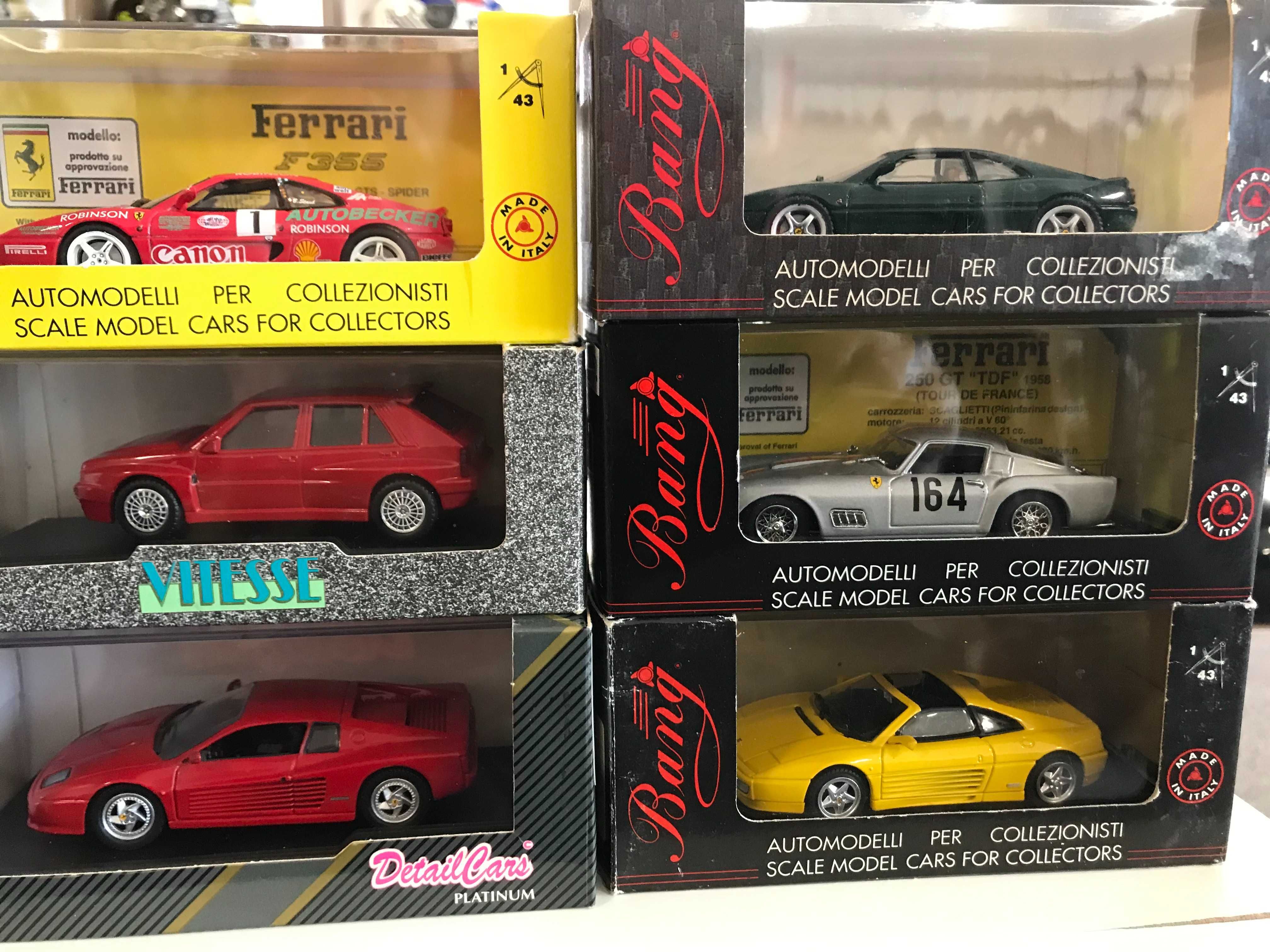 Метални колекционерски количли FERRARI LAMBORGHINI 1:43 SHUCO  REVELL
