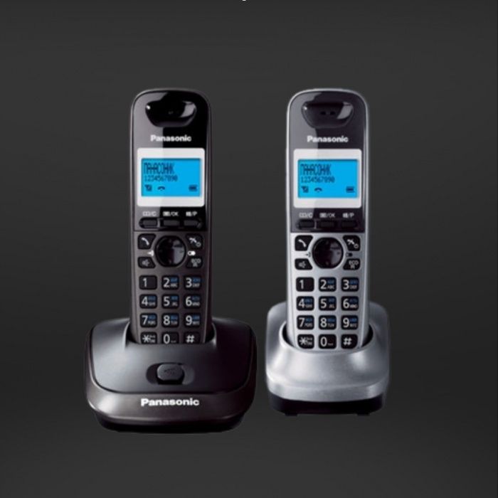 Радиотелефон двумя трубками Panasonic KX-TG2512RU НОВЫЙ ! 3 года га-й.