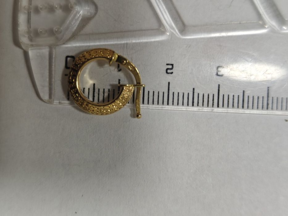 Cercei aur 18k 1.25gr pentru copii )r)