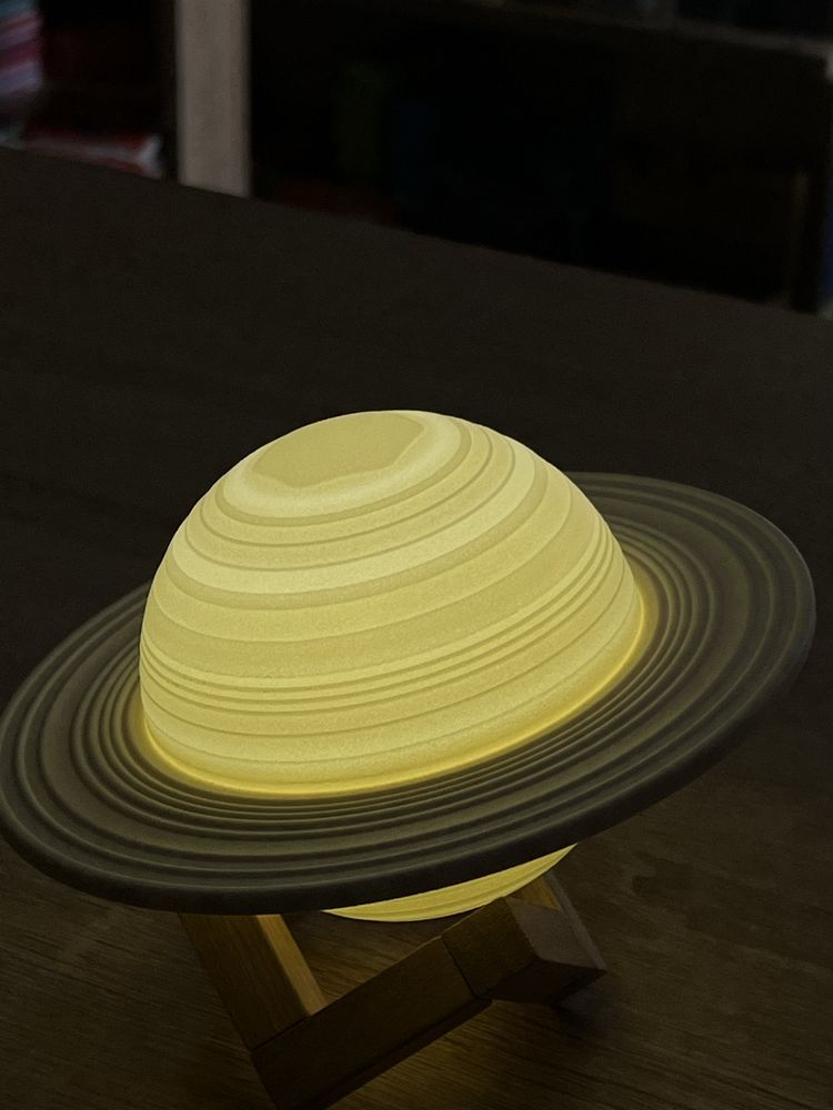 Ночник 3D Moon Lamp 3-цветный светодиод Touch