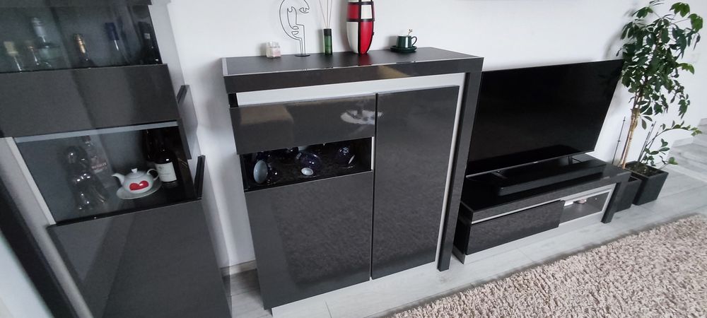 Mobila living Lyon gri super pret