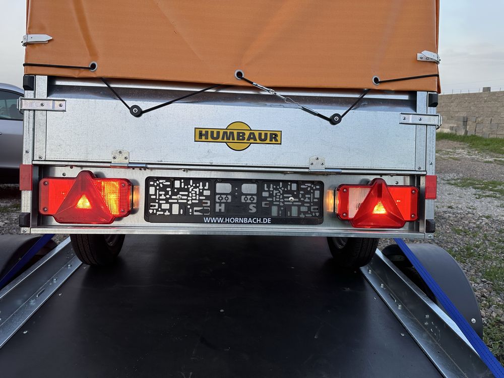 Ново немско ремарке HUMBAUR Steely 750кг.