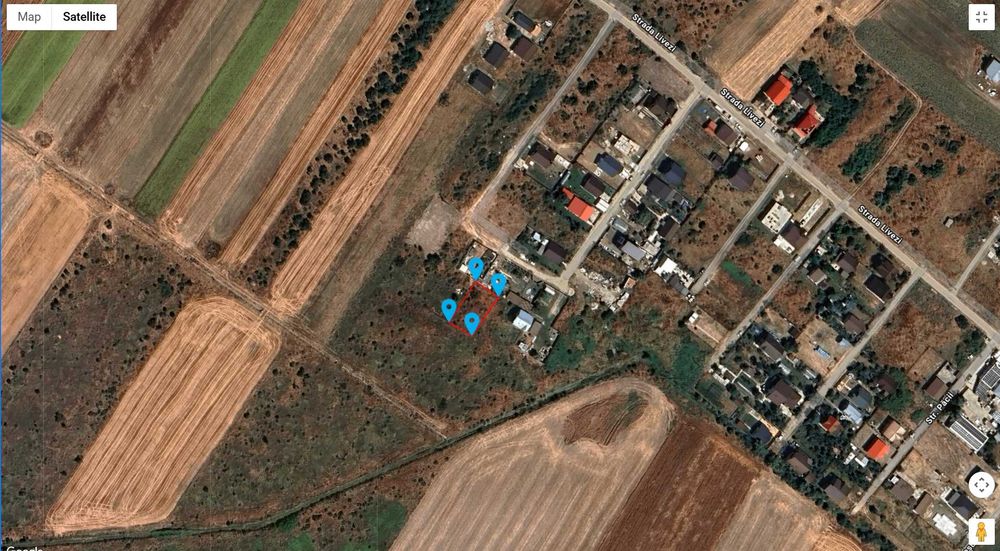 Teren intravilan Mihăilești – 555 mp, la doar 5 minute de lac