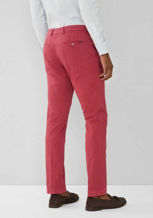 Pantaloni slim fit de lux XL chino premium Hackett London NOI bumbac