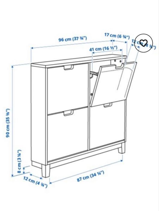 Шкаф за обувки ИКЕА