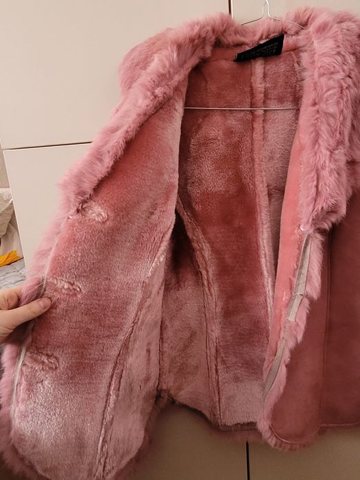 Jachetă piele întoarsă/blana artificială