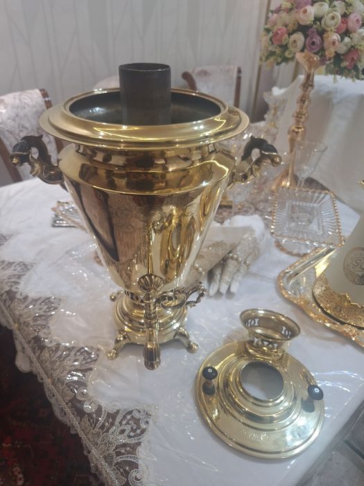 Samavar 7 litir 18 asir 10 ta P.T bor