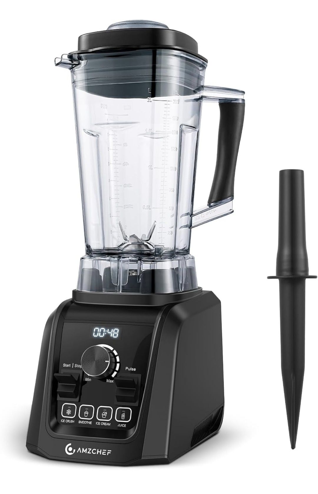 AMZCHEF wx-y10  Професионален блендер 2000W,4 пр. 8 ск. 32000 оборота.