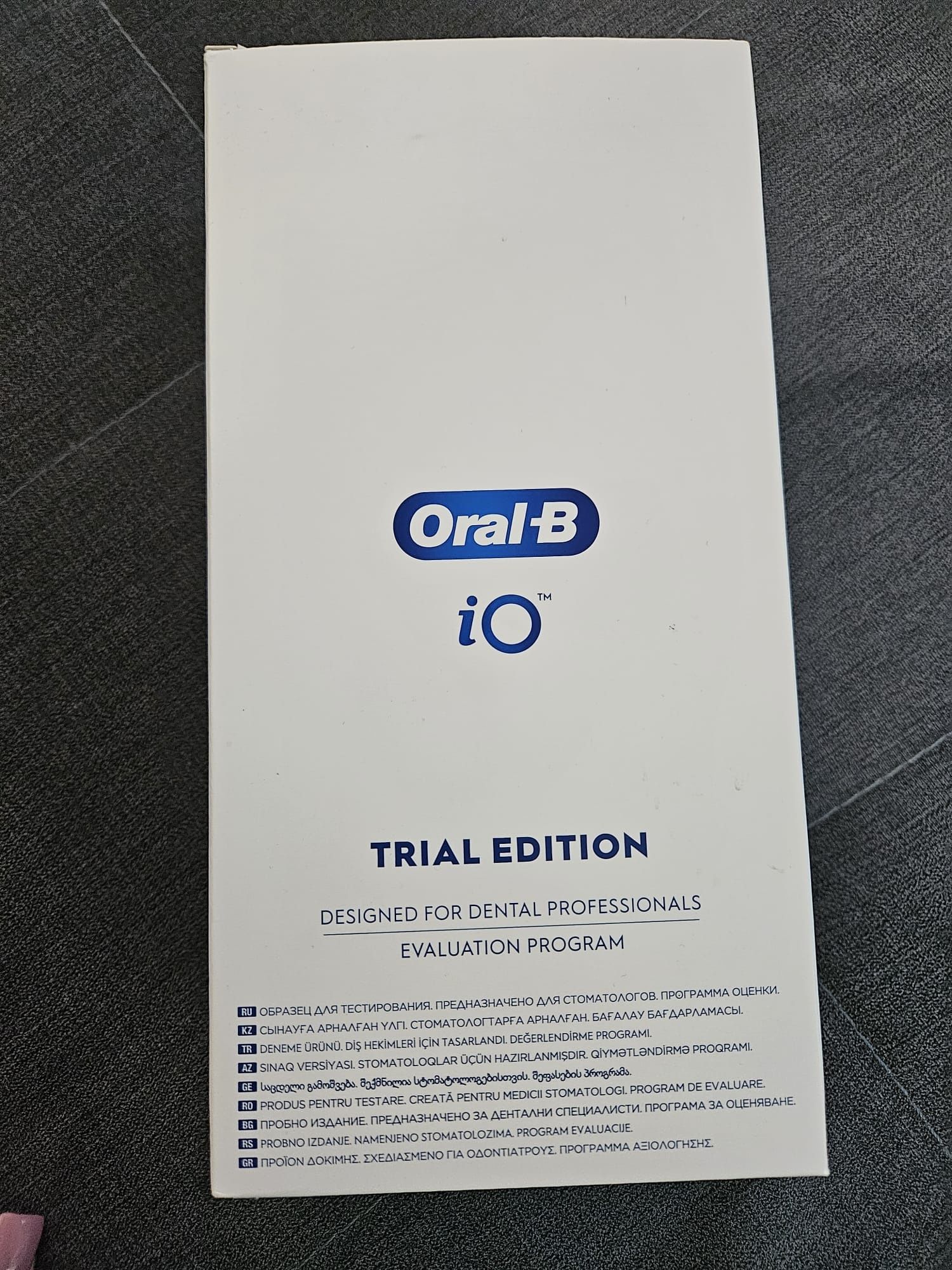 Periuta dinti OralB iO Trial Edition