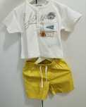 Set PRIMIGI / PRIMIGINO tricou si pantaloni scurti baieti 1 an