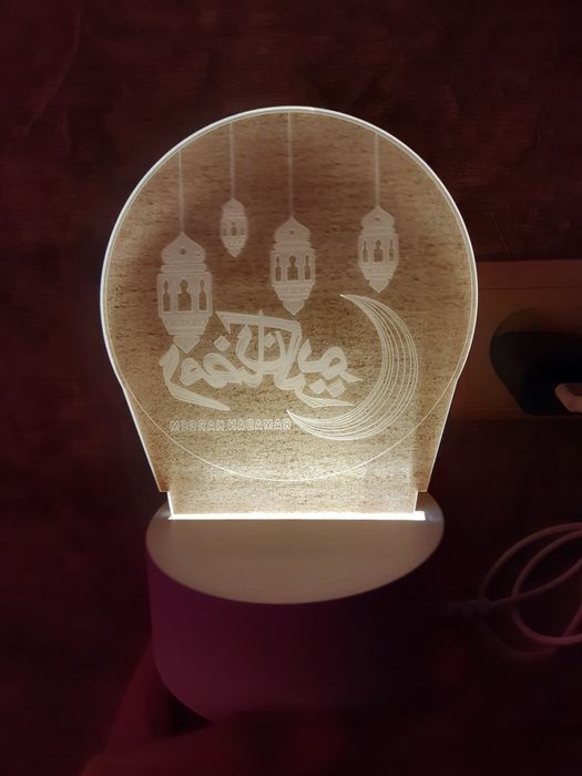 3д лампа  Creative visualization lamp