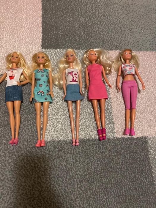 Lot papusi Barbie - 30 cm- 5 buc