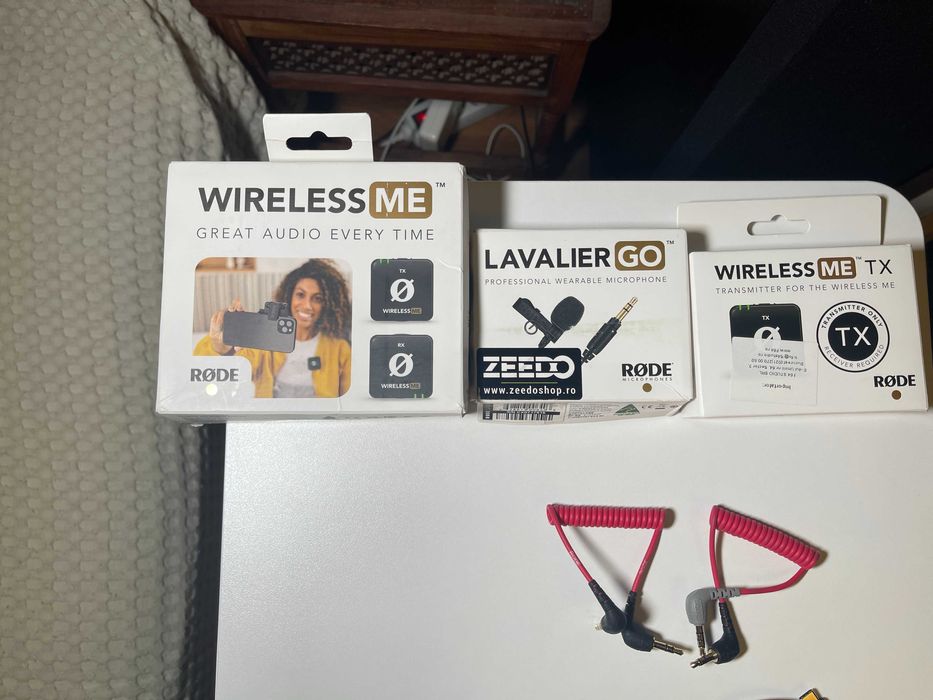 SET Lavaliera RODE WIRELESS ME (2 TX) + RODE Lavalier GO + BONUS