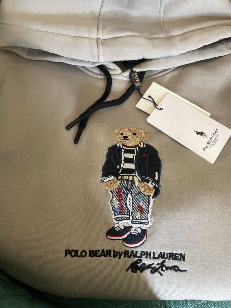 ЧИСТО НОВИ! ТОП! Мъжки суитшърт Ralph Lauren Polo (мече) XXL / XXXL