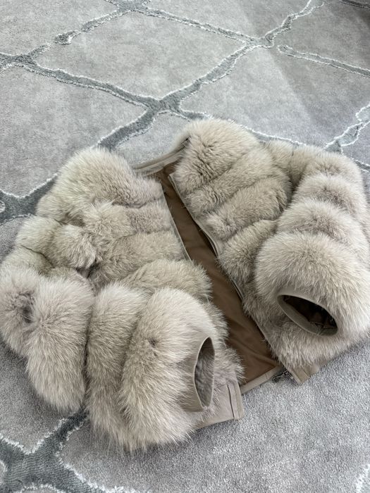 Палто естествен косъм