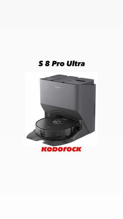 Робот пылесос Roborock S8 Pro Ultra Белый/Чёрный