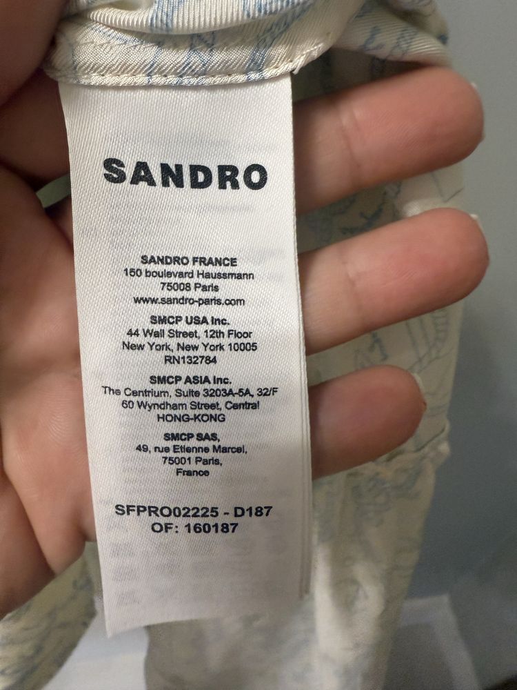 Sandro копринена рокля