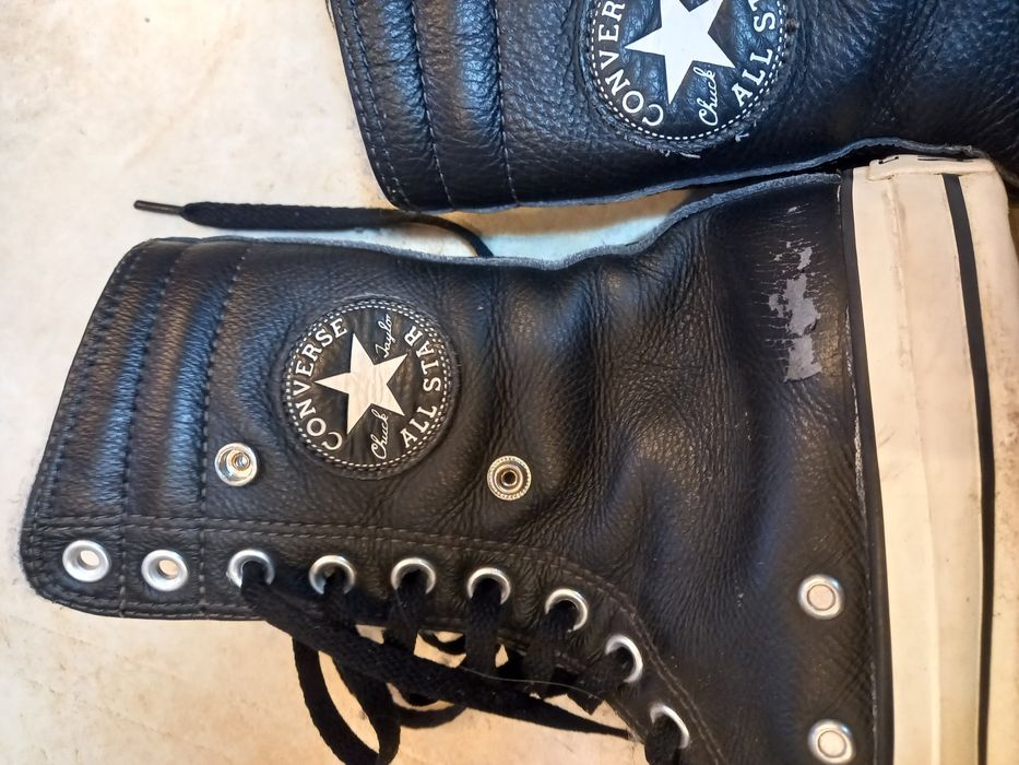 Зимни кецове Converse  естествена кожа