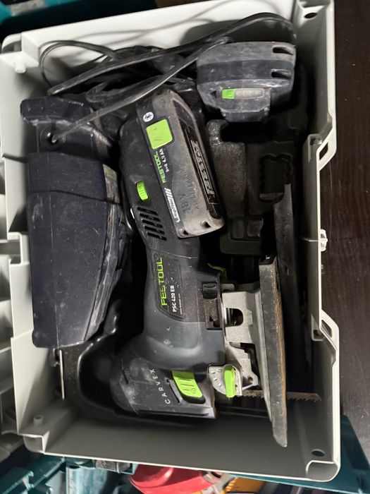 Festool 420eb 2 bateri încărcător cutie
