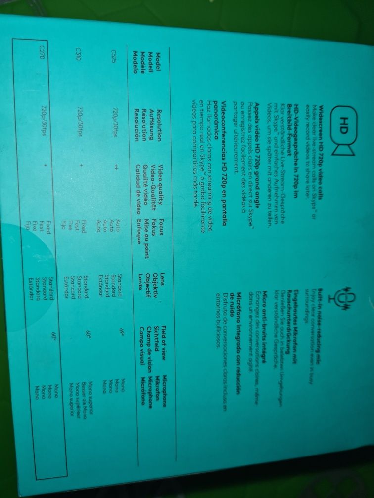 Webcam Logitech C270 HD