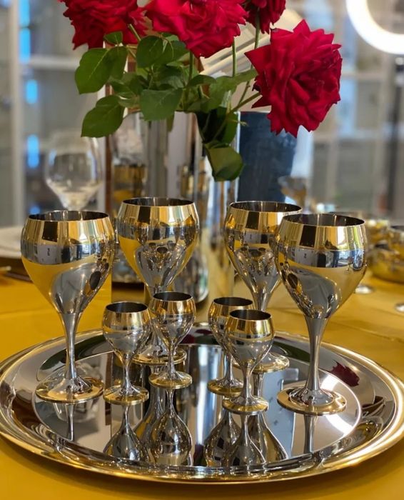 ПОСУДА.Набор 6 бокалов 6 рюмок.новый