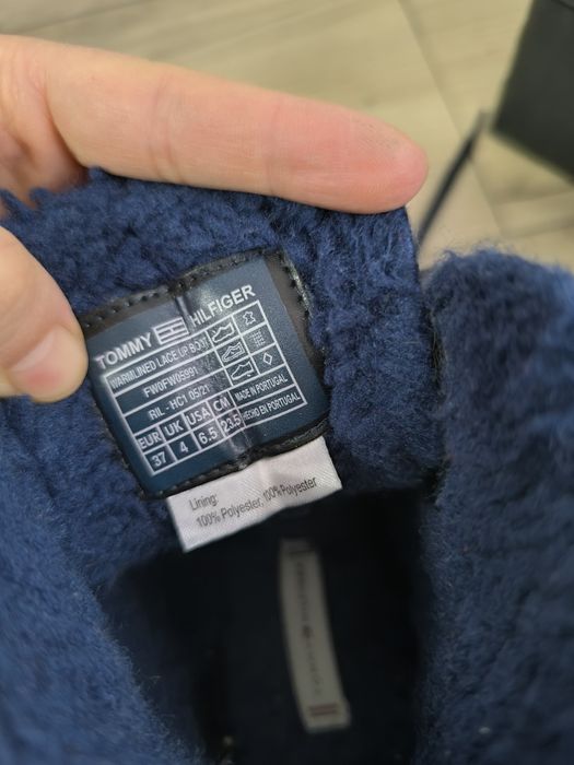 Ghete cizme imblanit Tommy Hilfiger 37 piele