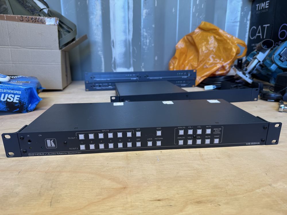 Kramer VS-62HA HDMI Video Audio Matrix Switcher 6x2