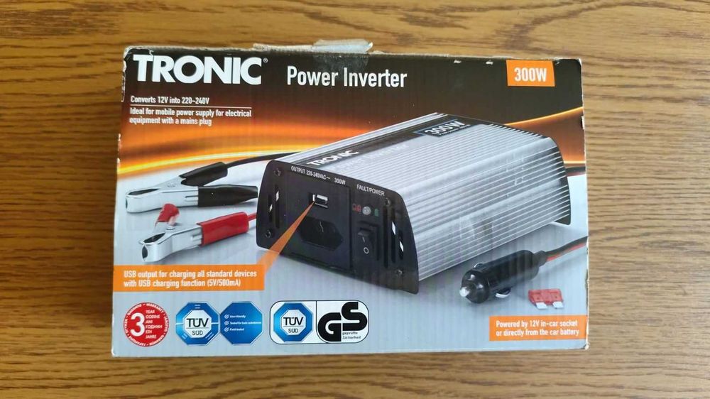 Invertor auto TRONIC 300W - de la 12V la 220V (Sinus Pur) !