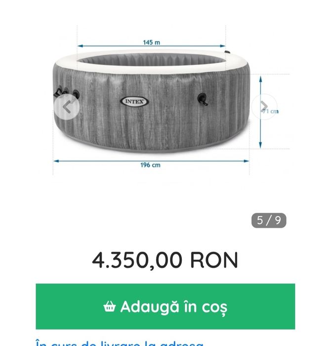 Jacuzzi gonflabil Intex de 6 persoane