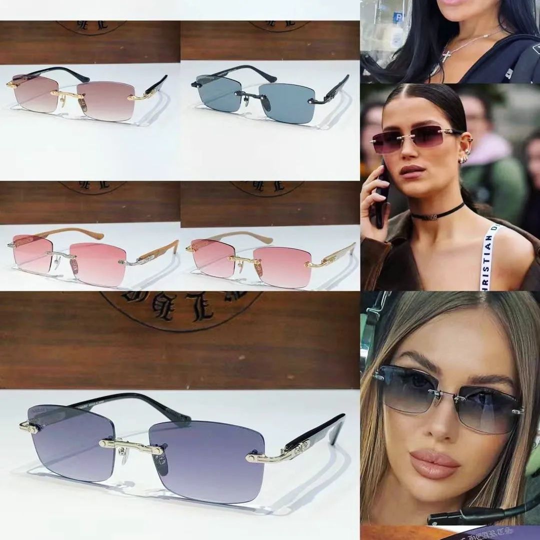 Chrome Hearts DEEP III Gold Sunglasses Deep 3 Слънчеви очила