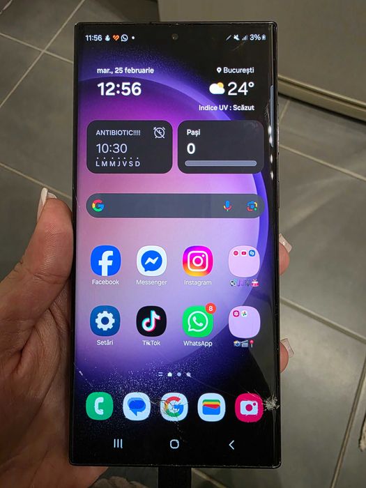 Vand S23 ultra, 256 GB