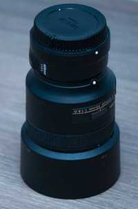 Vând obiectiv Nikon 85mm f/1.8G  împreună cu adaptor ftz2