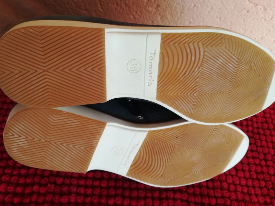 Ghete noi Tamaris piele nr 36