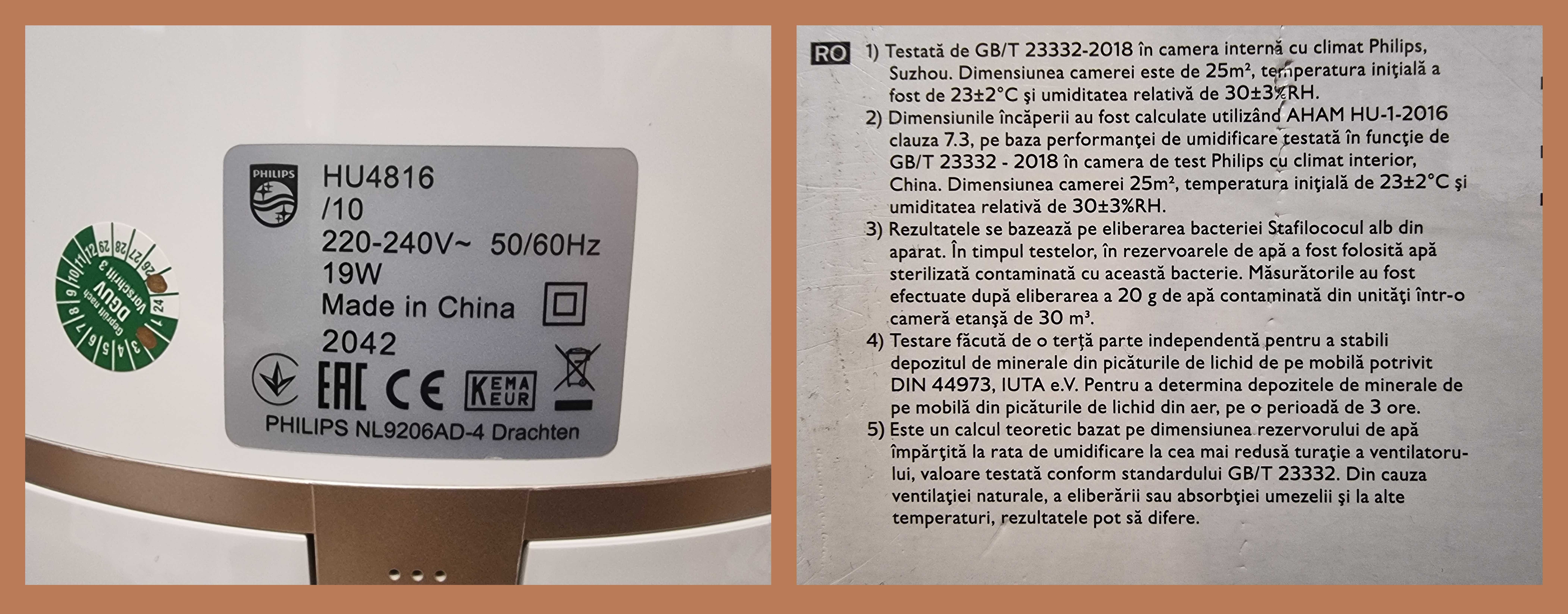 Umidificator Philips HU4816 NanoCloud