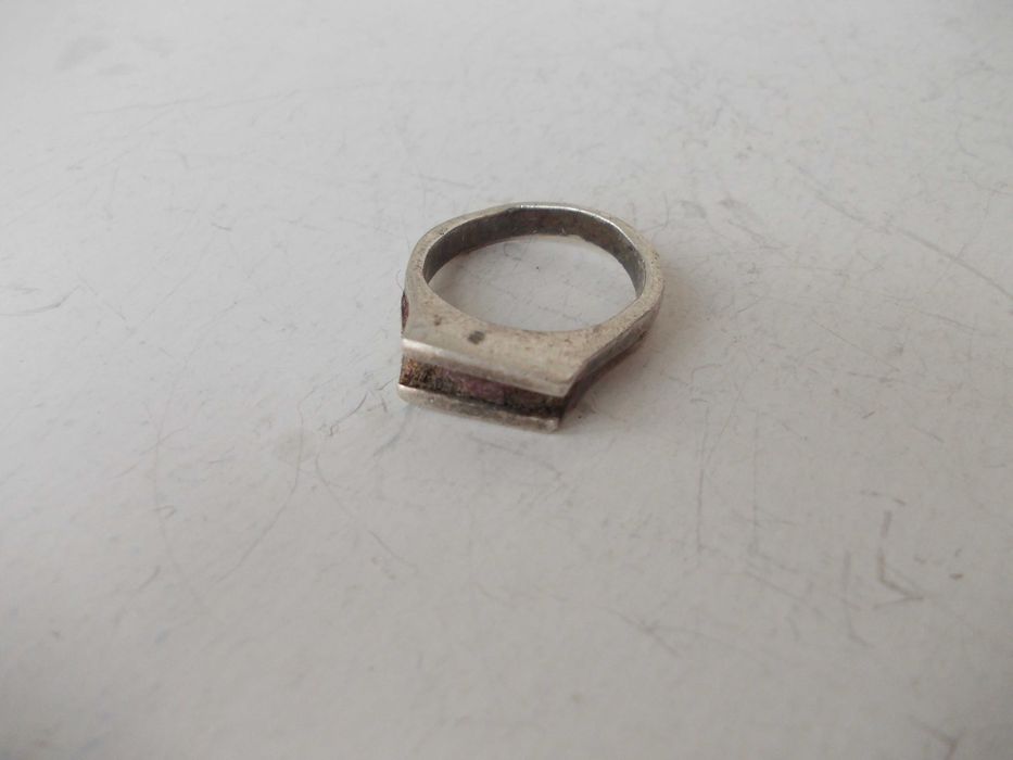 Inel vechi din argint 17