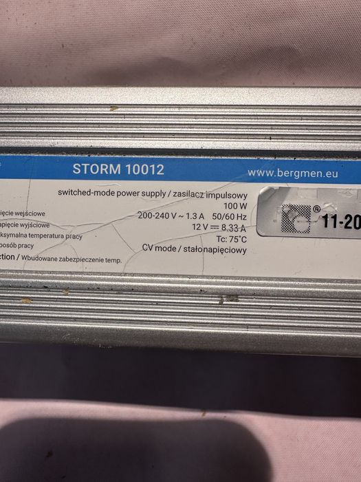 Transformator 12 V 8,33A