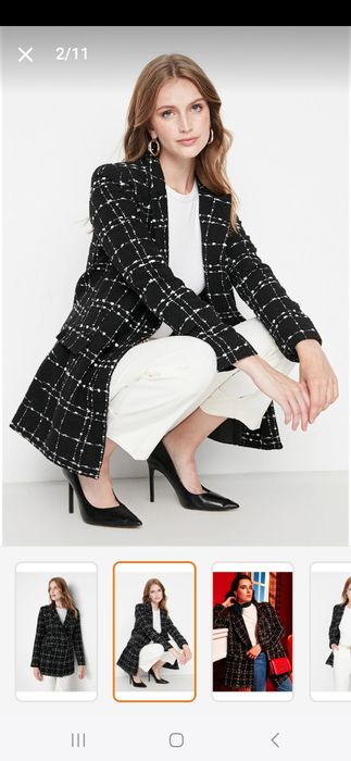 Женский твидовый пиджак