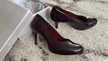 Pantofi cu toc Tamaris, grena marimea 39
