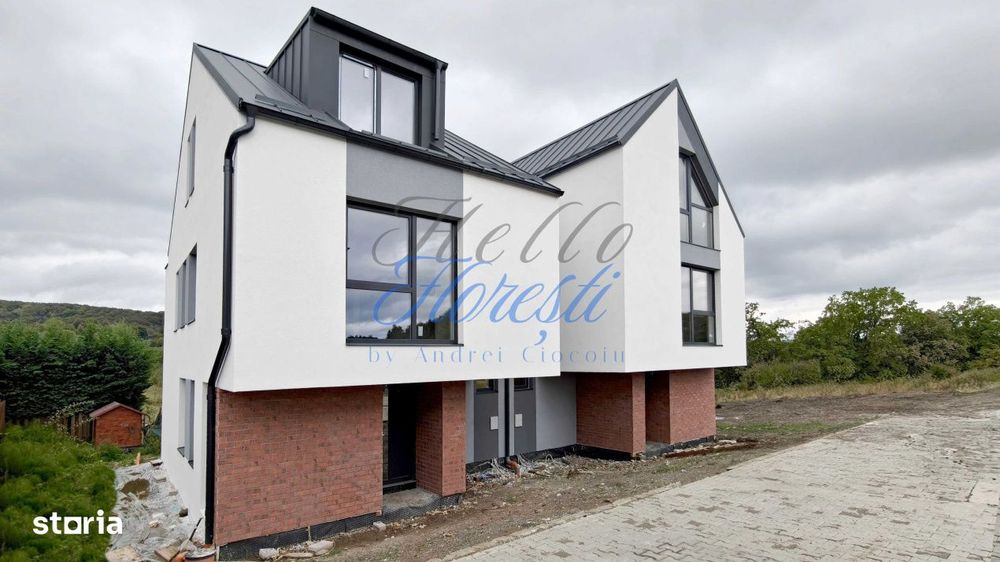 Duplex NZEB, 5 camere, 4 bai, 151mp utili, zona Faget