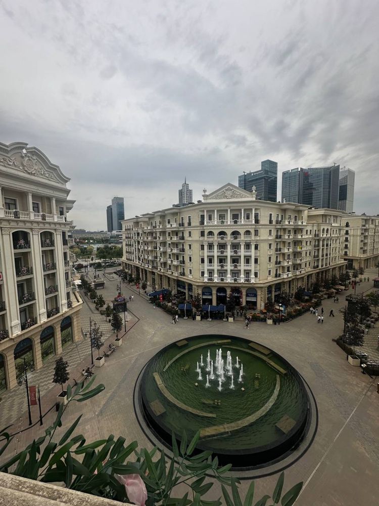 Tashkent City  Boulevard residence  Вид на большой фонтан Милана
