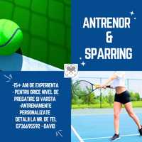Antrenor / instructor / partener de antrenament tenis de camp