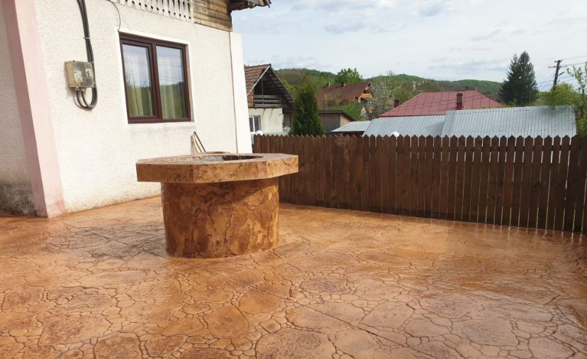 Beton amprentat la pret accesibil