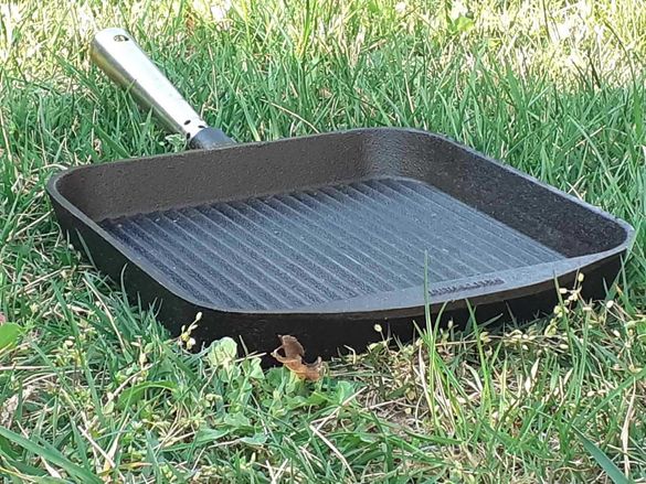 SKEPPSHULT cast iron grill pan SWEDEN чугунен