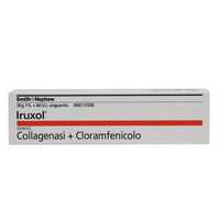 2x Iruxol gel Collagenasi + Cloramfenicolo